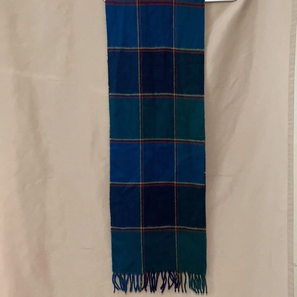 Acrylic Plaid Scarf
